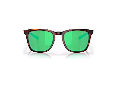 Costa Del Mar Matte Tortoise/Green Mirror 580G Polarized 53 mm Sunglasses