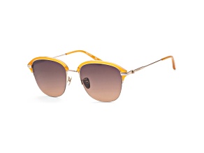 Calvin Klein Unisex Platinum Label 56mm Milky Amber Sunglasses | CK18717SK-702