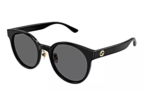 Gucci Black Frame / Gray Round Polarized Lens Sunglasses  display picture 1