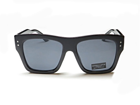 Kendall + Kylie Square Black Frame/Gray Lens Sunglasses