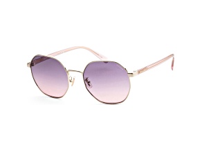 Coach Women's Fashion  56mm Shiny Light Gold Sunglasses | HC7147-9005I6-56