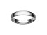 4mm Low Dome Comfort Fit Band in Platinum