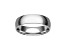 6mm Low Dome Comfort Fit Men's Band in Platinum