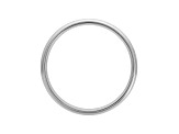 6mm Low Dome Comfort Fit Men's Band in Platinum