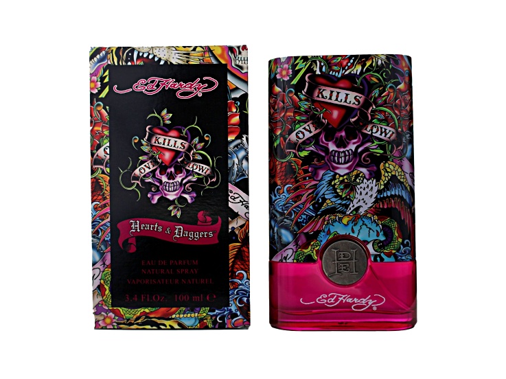 Hearts & Daggers Eau De Parfum Spray For Women By Ed Hardy - 3.38 oz (100 ml)