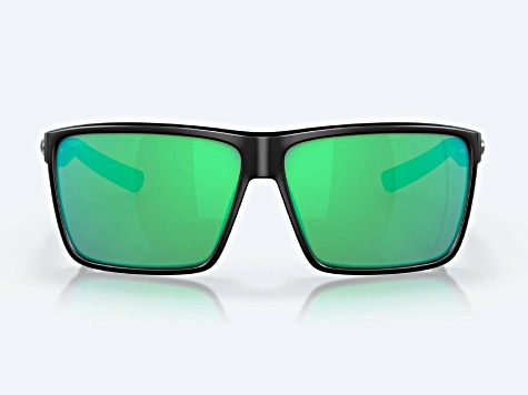 Costa Del Mar Rincon Black Matte / Green Mirror Polarized 580G 63mm Sunglasses