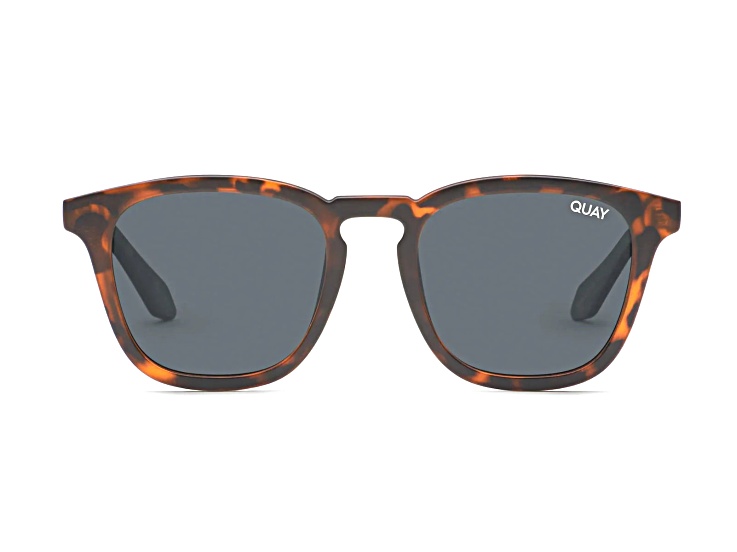 Quay Jackpot Matte Tortoise Round Frame / Smoke Polarized  display picture 2