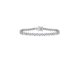 White Cubic Zirconia Platinum Over Sterling Silver Bracelet 8.05ctw