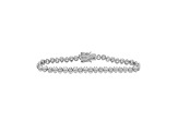 White Cubic Zirconia Platinum Over Sterling Silver Bracelet 8.05ctw