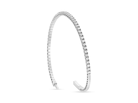 1.50ctw Diamond Flexible Bracelet in 14k White Gold