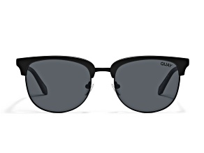 Quay Evasive Black Round Frame / Smoke Polarized Lenses Sunglasses
