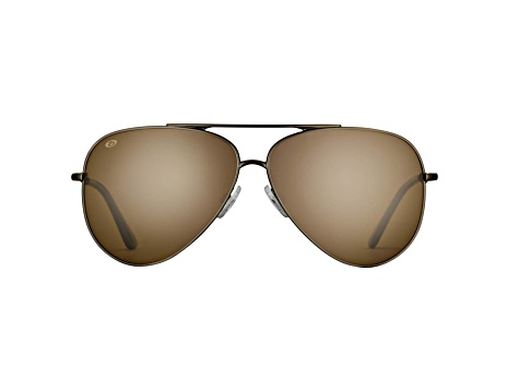 Flying Fisherman Crew Polarized Sunglasses Matte Copper Frame/Amber Lens