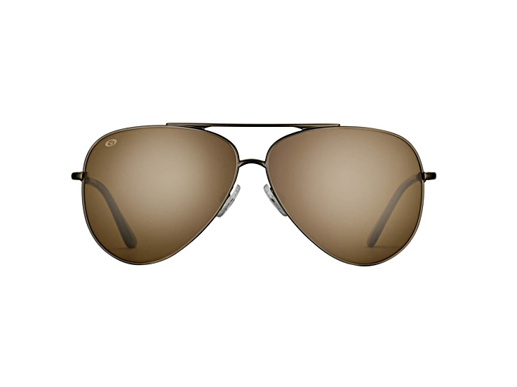 Flying Fisherman Crew Polarized Sunglasses Matte Copper Frame/Amber Lens