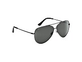 Flying Fisherman Crew Polarized Sunglasses Gunmetal Frame/Smoke Lens