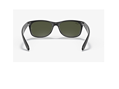 Ray-Ban New Wayfarer Classic Matte Black / Green 58 mm Sunglasses RB2132 622 58