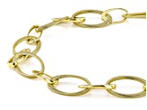 Judith Ripka 14k Gold Clad 18" Oval Link Necklace