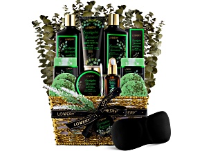 Lovery Eucalyptus Spearmint Bath Set - Luxury Aromatherapy Home Spa Set – 15 pc