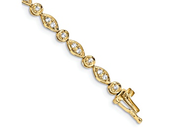Picture of 14k Yellow Gold Diamond Bracelet