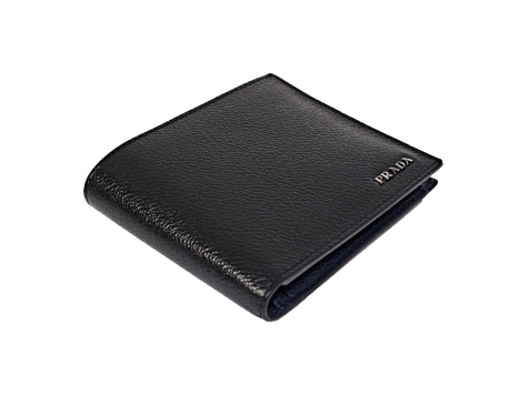 Prada Mini Black Vitello Leather Wallet - Ann's Fabulous