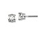 Rhodium Over 14K Gold Lab Grown Diamond 2ct. VS/SI GH+, Screw Back Earrings