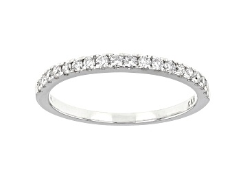 Picture of White lab-grown diamond 14kt white gold band .25ctw