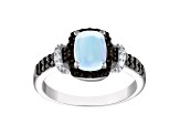 White Opal Sterling Silver Ring 1.64ctw