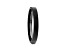 SAN ANTONIO Flat Black Tungsten Carbide Band with Brushed Finish 2mm