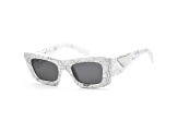 Prada Women's Fashion 50mm Matte White Marble Sunglasses | PR-13ZS-17D5S0