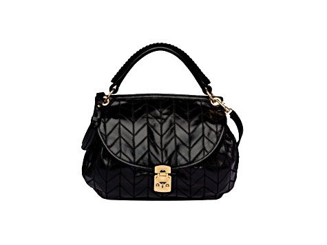 バッグ miu miu VITELLO SHINE SHOPPING Black Miu Miu Vitello Shine Tote Bag | Miu Miu Handbags | Bag