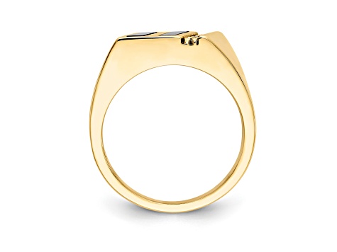 10K Yellow Gold AA Diamond Ring