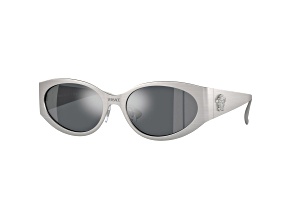 Versace Women's 56mm Matte Silver Sunglasses