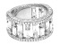 Judith Ripka 4.20ctw Bella Luce® Diamond Simulant Rhodium Over Sterling Silver Band Ring