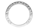 Judith Ripka 4.20ctw Bella Luce® Diamond Simulant Rhodium Over Sterling Silver Band Ring