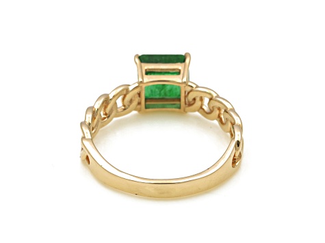 1.63 Ctw Emerald Ring in 14K YG