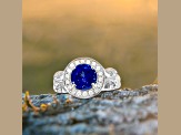 14K White Gold Tanzanite and Diamond Ring, 1.87ctw