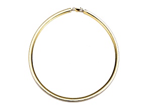 14K Gold Plated over Sterling Silver Omega Necklace