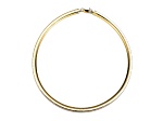 14K Gold Plated over Sterling Silver Omega Necklace