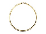14K Gold Plated over Sterling Silver Omega Necklace