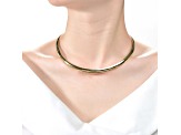 14K Gold Plated over Sterling Silver Omega Necklace