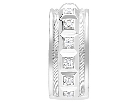 Judith Ripka "Cairo" 0.50ctw Bella Luce® Rhodium Over Sterling Silver Band Ring