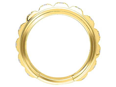 Judith Ripka "Cairo" 0.50ctw Bella Luce® 14K Yellow Gold Clad Band Ring