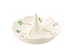 Belleek Shamrock Ring Holder
