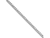 Rhodium Over 14K White Gold 7.00 ct. Colorless Moissanite 4 Prong Tennis Bracelet