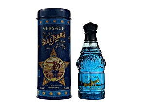 Blue Jeans Eau De Toilette Spray For Men By Gianni Versace - 2.53 oz (75 ml)