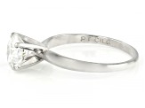 Platinum Round White IGI Certified Lab-Grown Diamond Solitaire Ring 1.50ct F/VS1