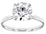 Platinum Round White IGI Certified Lab Grown Diamond Solitaire Ring 2.50ct F/VS1