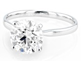 Platinum Round White IGI Certified Lab Grown Diamond Solitaire Ring 2.50ct F/VS1