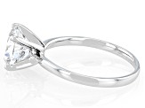 Platinum Round White IGI Certified Lab Grown Diamond Solitaire Ring 2.50ct F/VS1