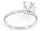 Platinum Round White IGI Certified Lab Grown Diamond Solitaire Ring 2.50ct F/VS1