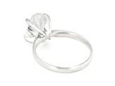 Platinum Oval White IGI Certified Lab Grown Diamond Solitaire Ring 2.50ct F/VS1